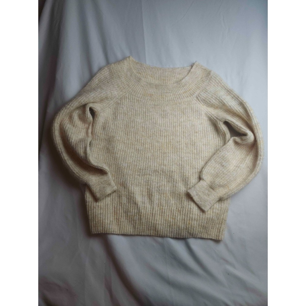 Lee Pullover Sweater Womens Size Small Beige Knit Coastal Grandma Autumn Prep